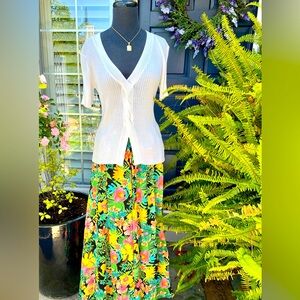Rachel Zoe Los Angeles New York Tropical Skirt SMALL